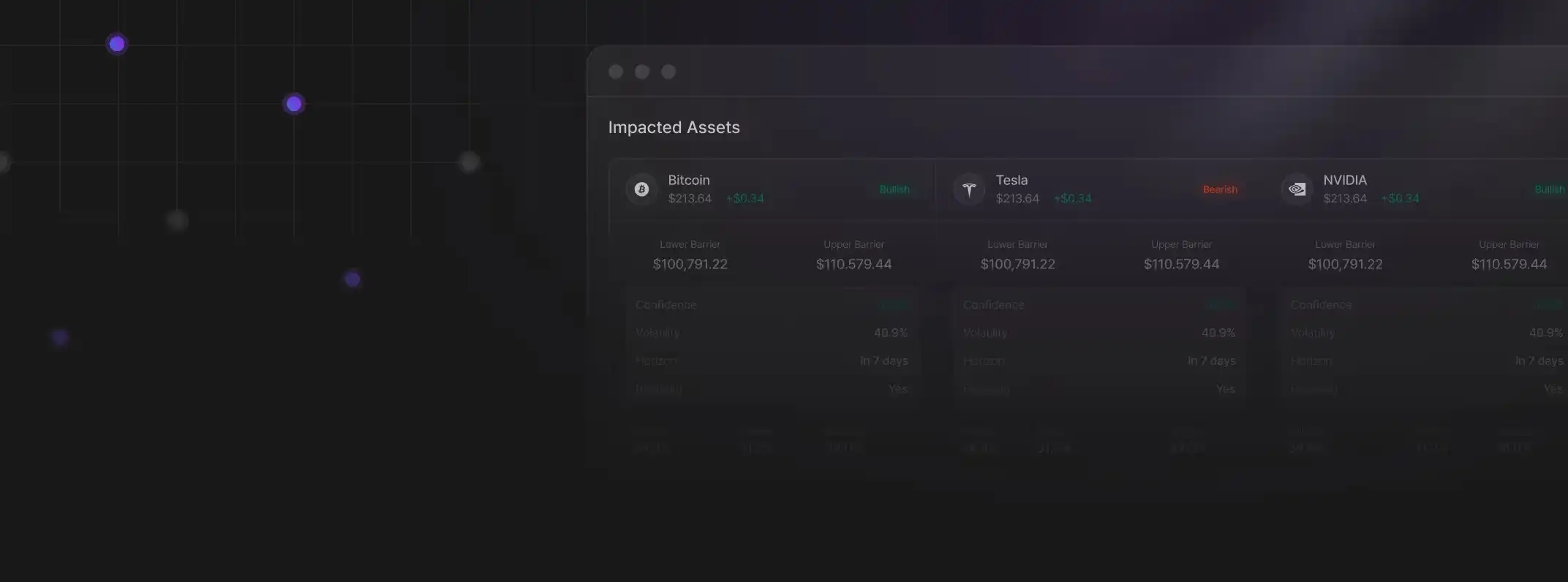 EcoNarix crypto analytics interface